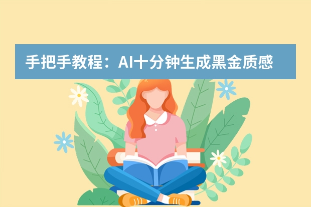 手把手教程：AI十分钟生成黑金质感PPT，又快又高级