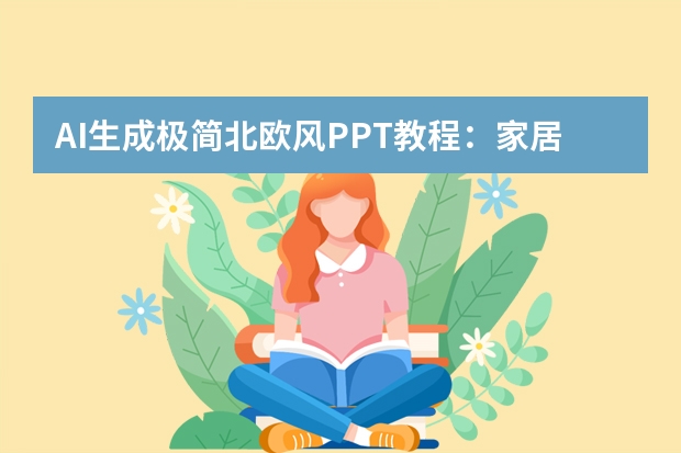 AI生成极简北欧风PPT教程：家居软装方案一键出稿，简约舒适感拉满