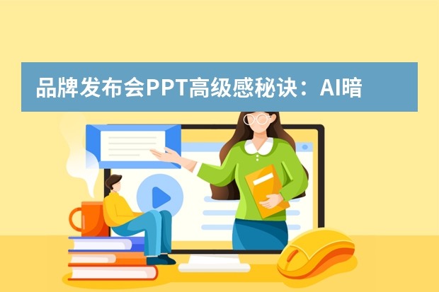 品牌发布会PPT高级感秘诀：AI暗黑高级风设计指南
