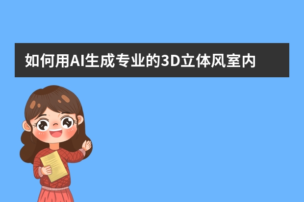 如何用AI生成专业的3D立体风室内设计PPT？