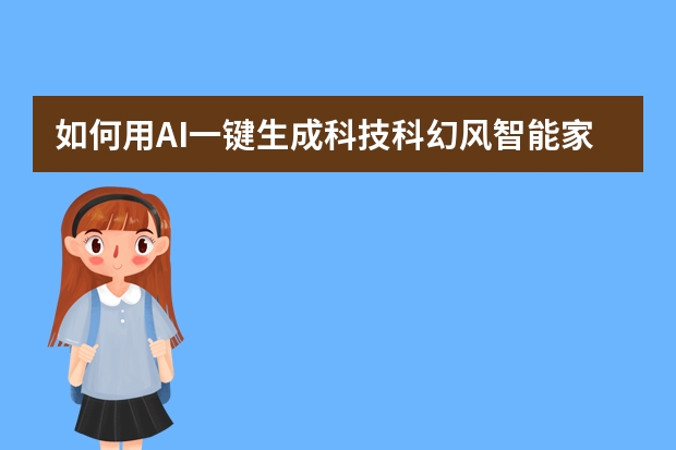 如何用AI一键生成科技科幻风智能家居宣传PPT？
