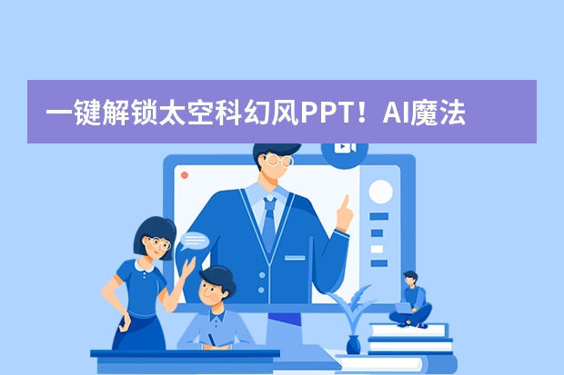 一键解锁太空科幻风PPT！AI魔法让你的演示秒变视觉大片