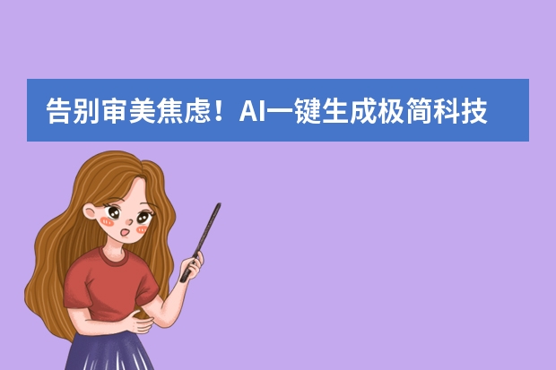 告别审美焦虑！AI一键生成极简科技风PPT，连老板都夸高级