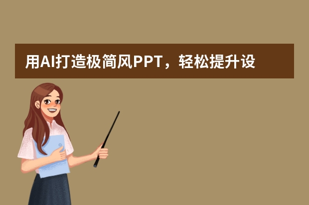 用AI打造极简风PPT，轻松提升设计感！