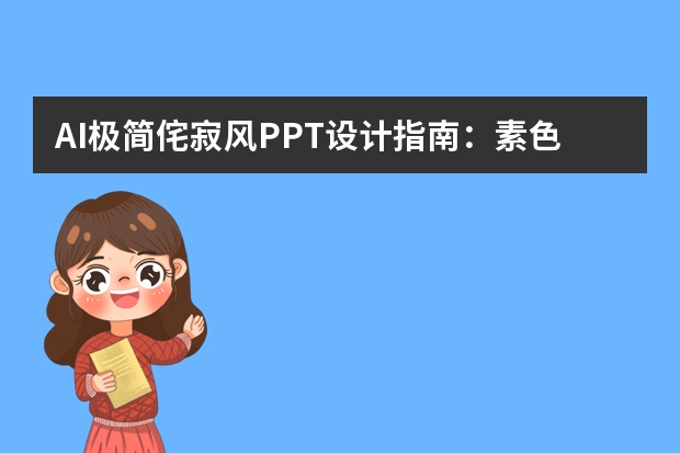 AI极简侘寂风PPT设计指南：素色背景+自然肌理，助力打造宁静克制的演示感
