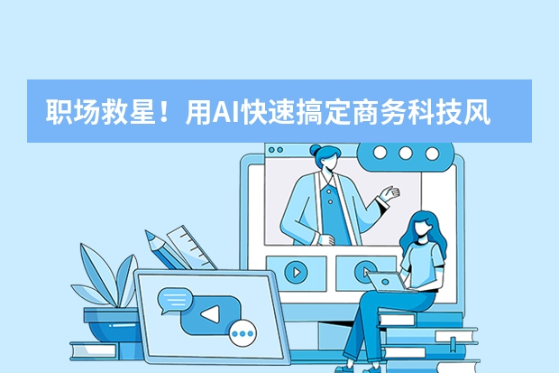 职场救星！用AI快速搞定商务科技风PPT，领导夸爆的设计思路