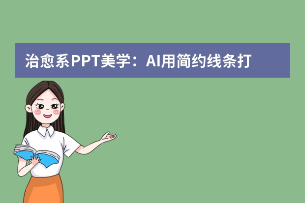 治愈系PPT美学：AI用简约线条打造日式清新演示
