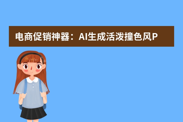 电商促销神器：AI生成活泼撞色风PPT，剁手党一眼锁定卖点